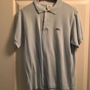 Lacoste polo in light blue blue, size 4